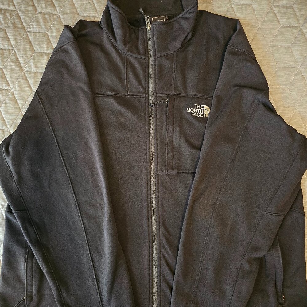THE NORTH FACE -  Men's Cedar Trail Grid Fleece Full Zip Jacket  - XXL - Black